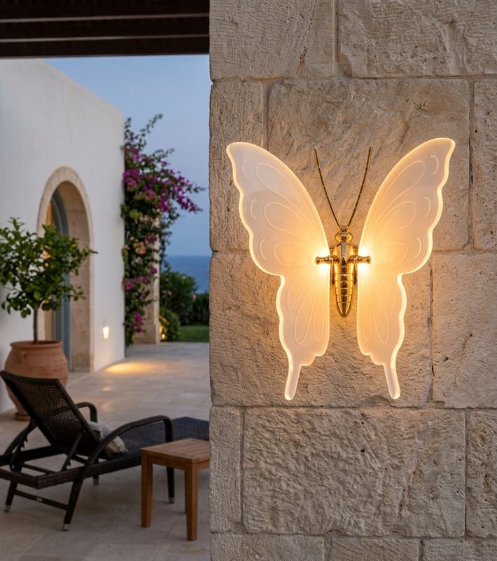 Decorative Butterfly - Warm White - 80cm 120LEDIP44/24V — уличная мебель на Кипре
