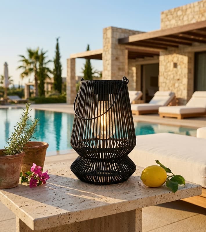 Decorative Solar Lantern — уличная мебель на Кипре