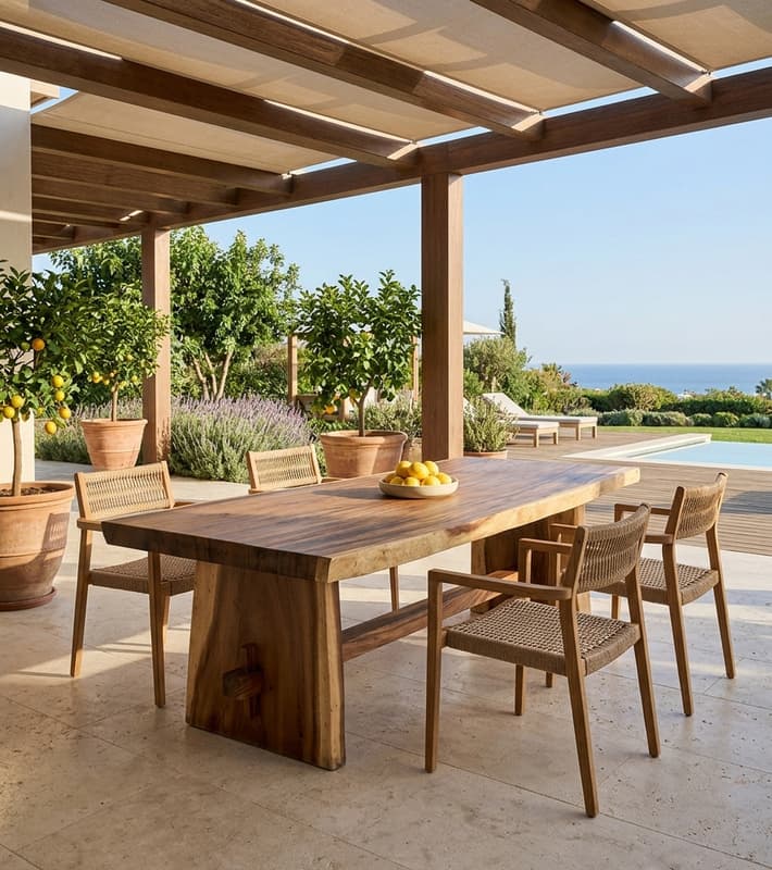 Dining Table - Suar — έπιπλα εξωτερικού χώρου στην Κύπρο