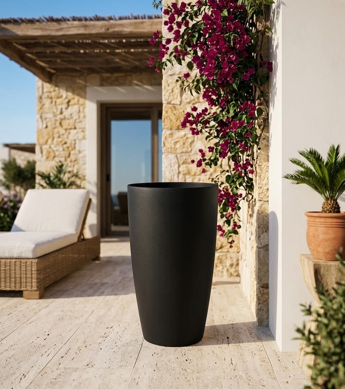 Flower pot - Ever - Slate Gray — έπιπλα εξωτερικού χώρου στην Κύπρο