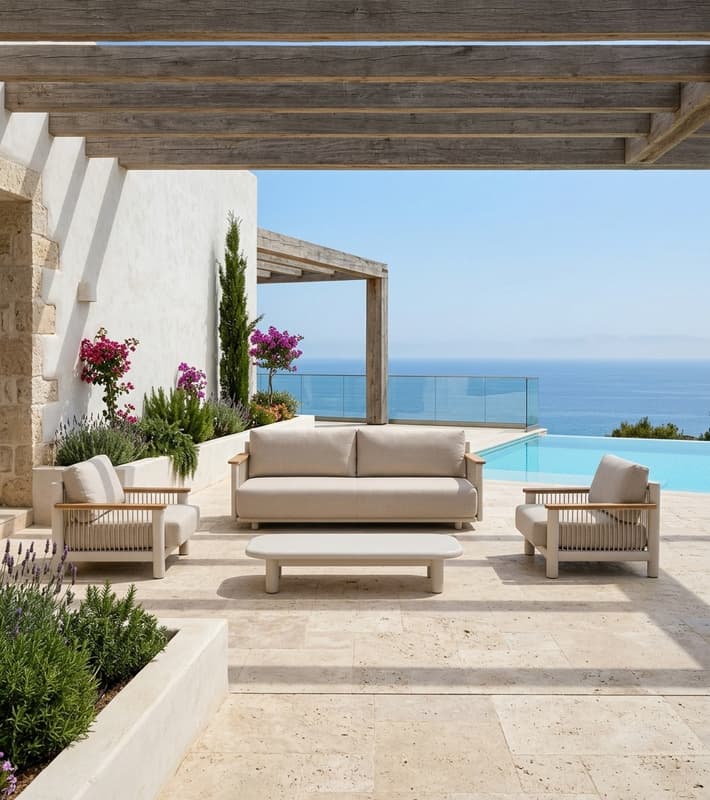 Lounge set 4 pcs AMSTERDAM outdoor — уличная мебель на Кипре