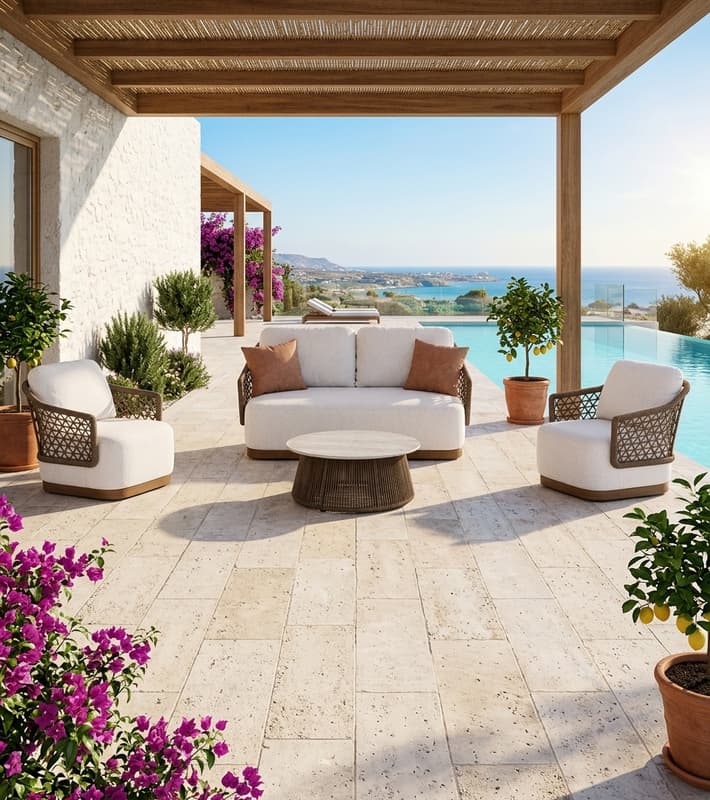 Lounge set 4 pcs ARLANDA outdoor — уличная мебель на Кипре
