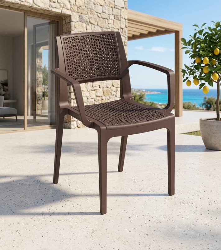 Outdoor Armchair - Resin — уличная мебель на Кипре