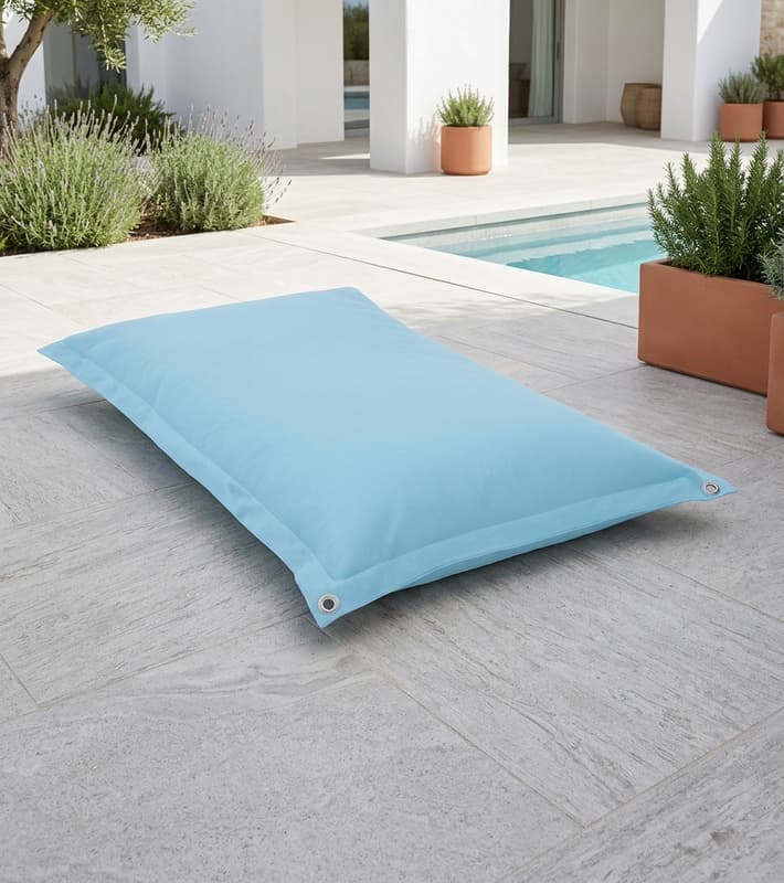 Outdoor Beanbags Pouf - Light Blue 120x110x65cm — уличная мебель на Кипре