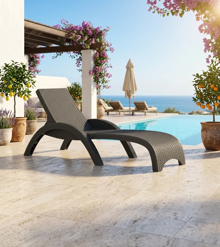 OUTDOOR SUNLOUNGER — уличная мебель на Кипре