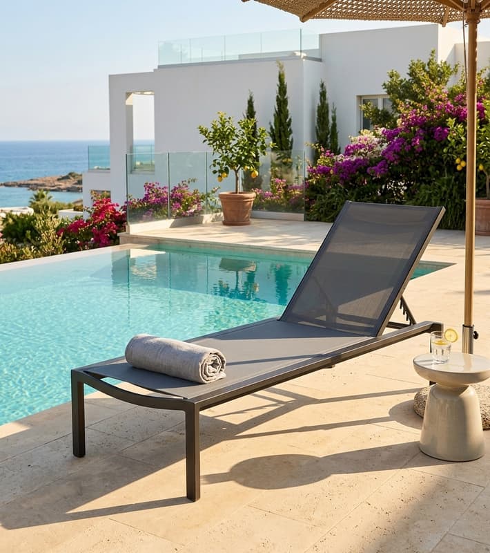 Outdoor Sunlounger - Belfast — уличная мебель на Кипре