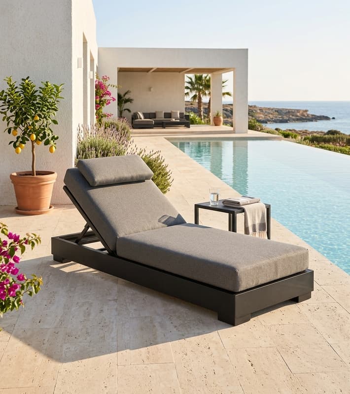 Outdoor Sunlounger - Boa — уличная мебель на Кипре