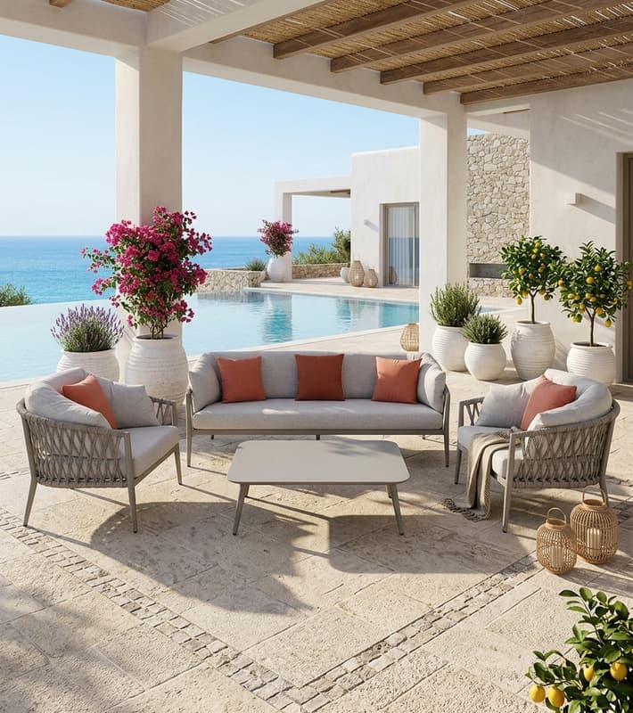 Sofa Set - MÉRIDA — уличная мебель на Кипре