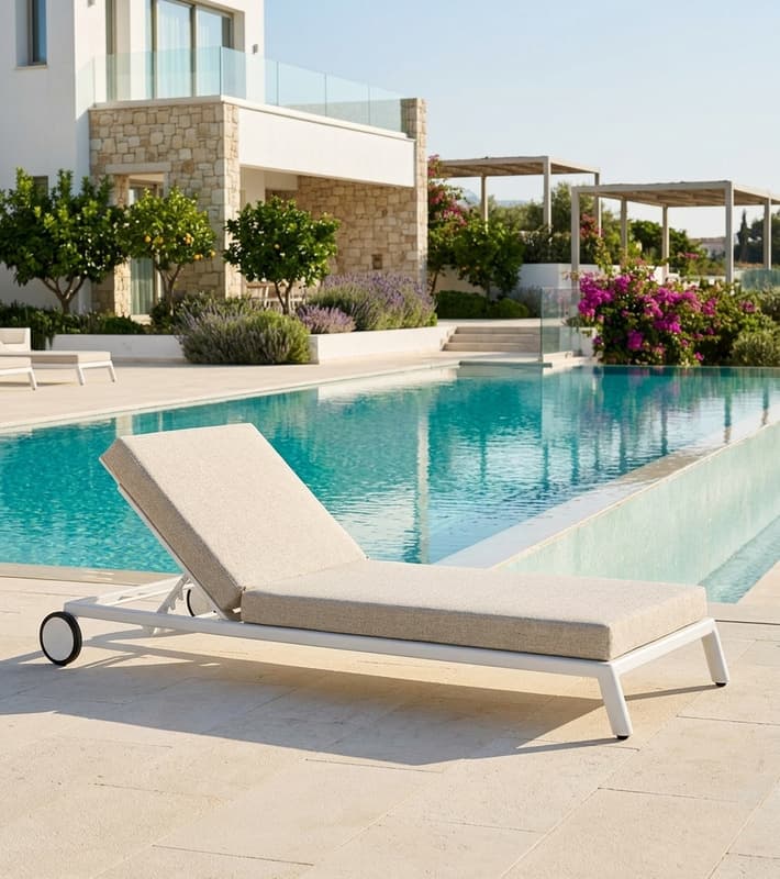 Sunbed PIANO — уличная мебель на Кипре