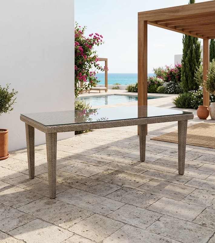 Outdoor Table - Barco - Rattan — έπιπλα εξωτερικού χώρου στην Κύπρο