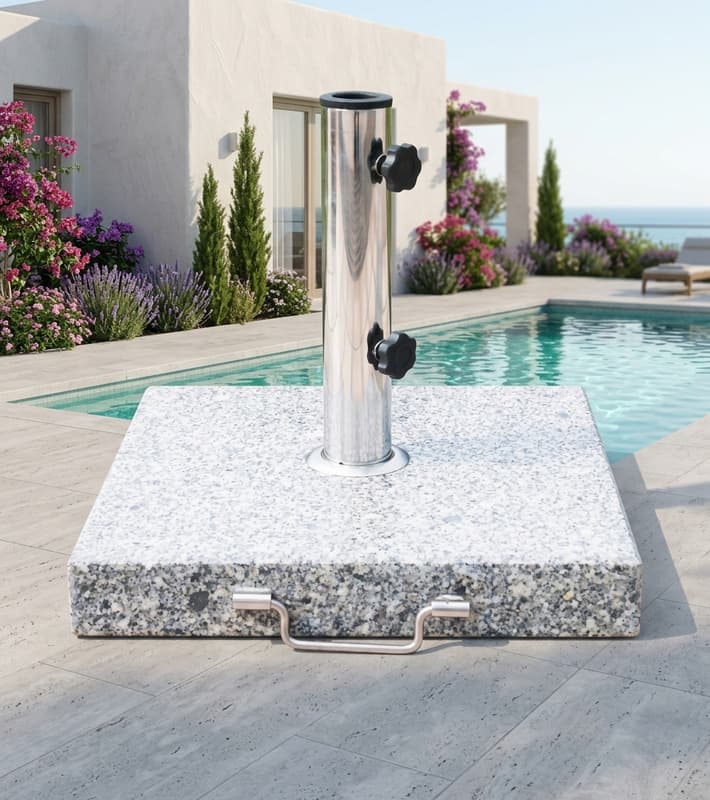 Umbrella Base - Granite - with handle — έπιπλα εξωτερικού χώρου στην Κύπρο